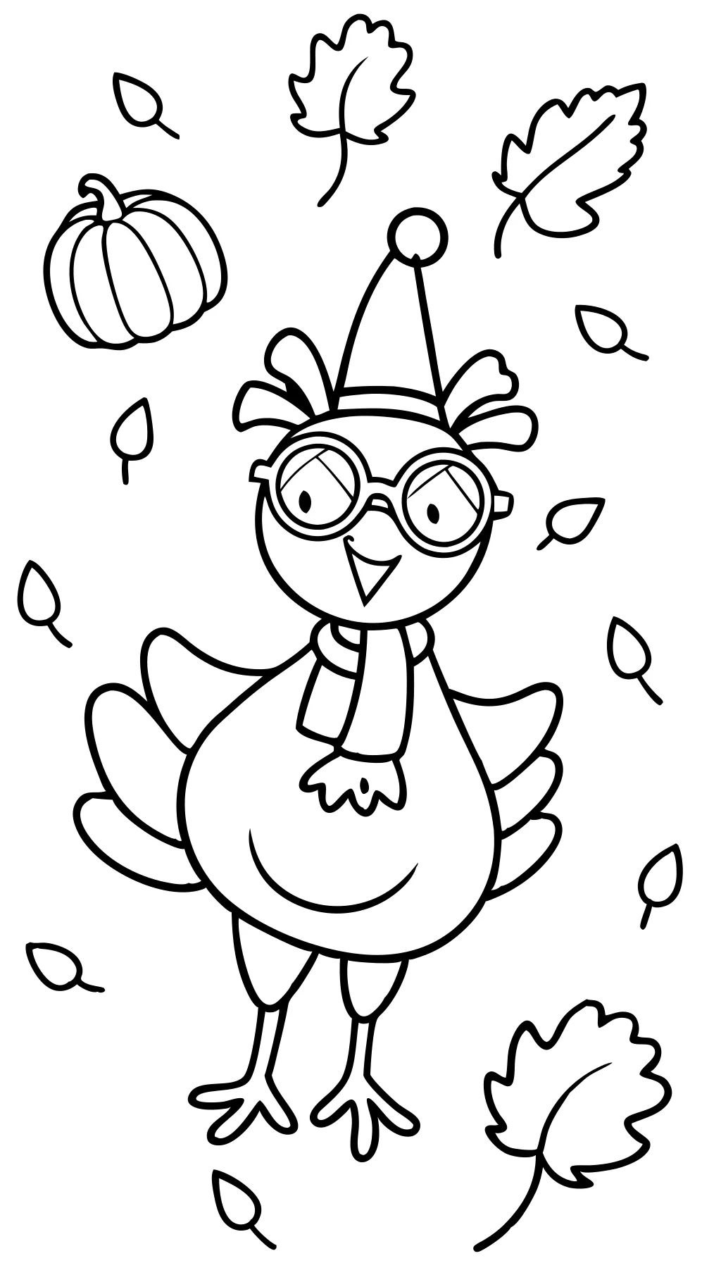 silly turkey coloring pages